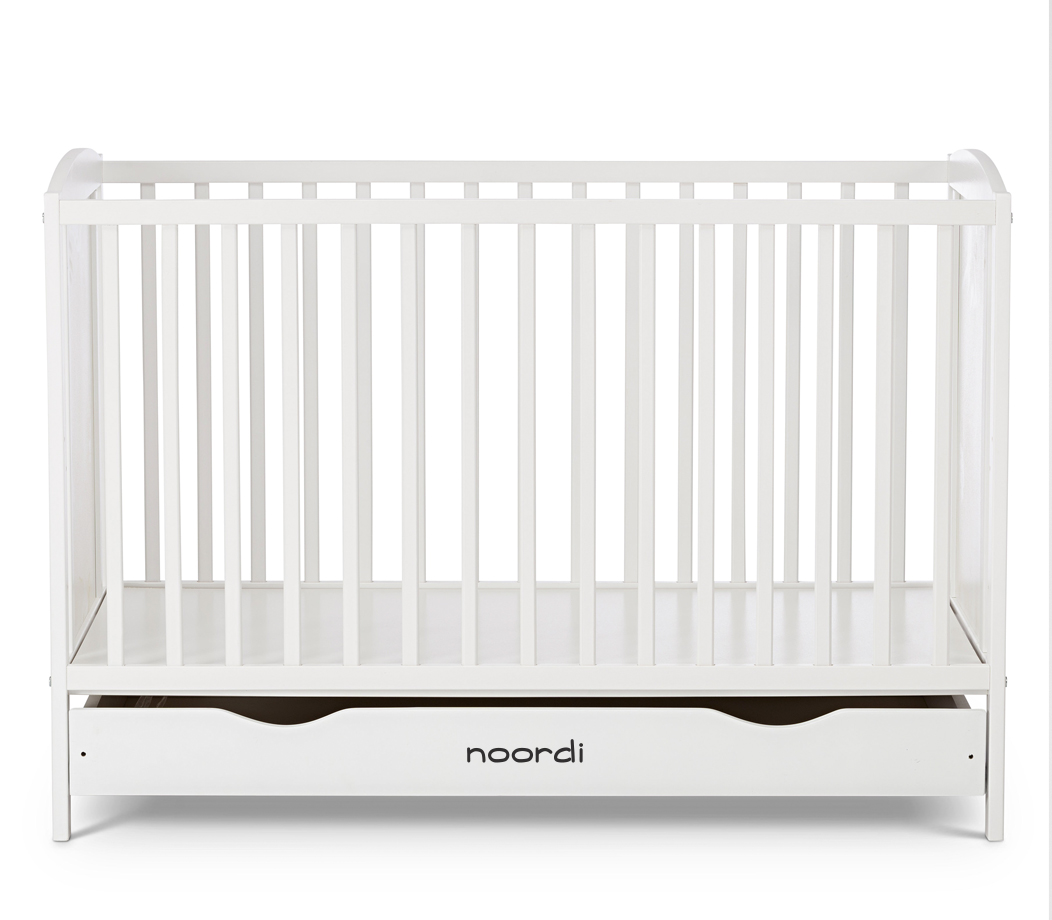 White Noordi furniture baby bed